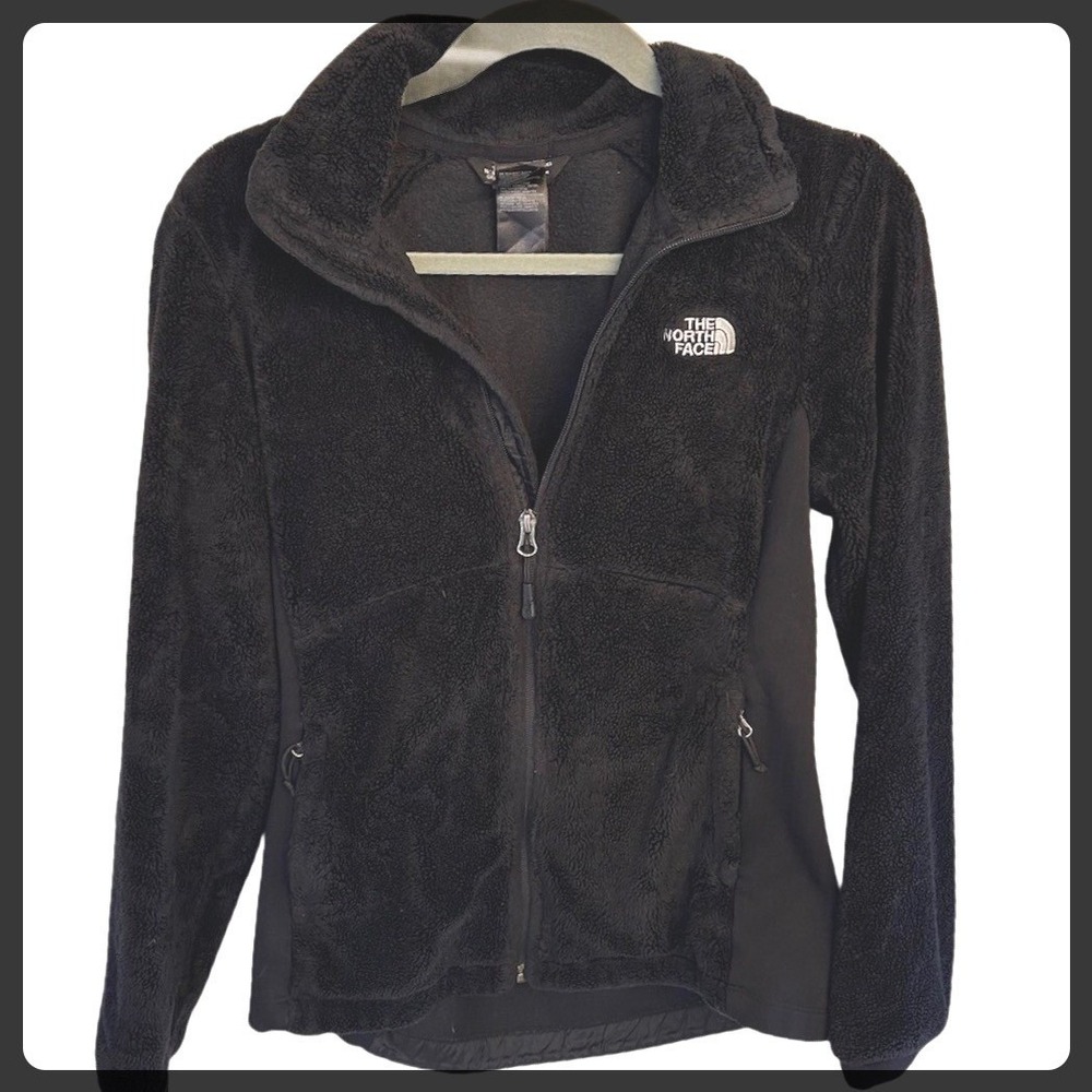 The North Face‎ Women's Full Zip Fleece Jacket Black Sz. S